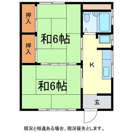 三楽荘の物件間取画像